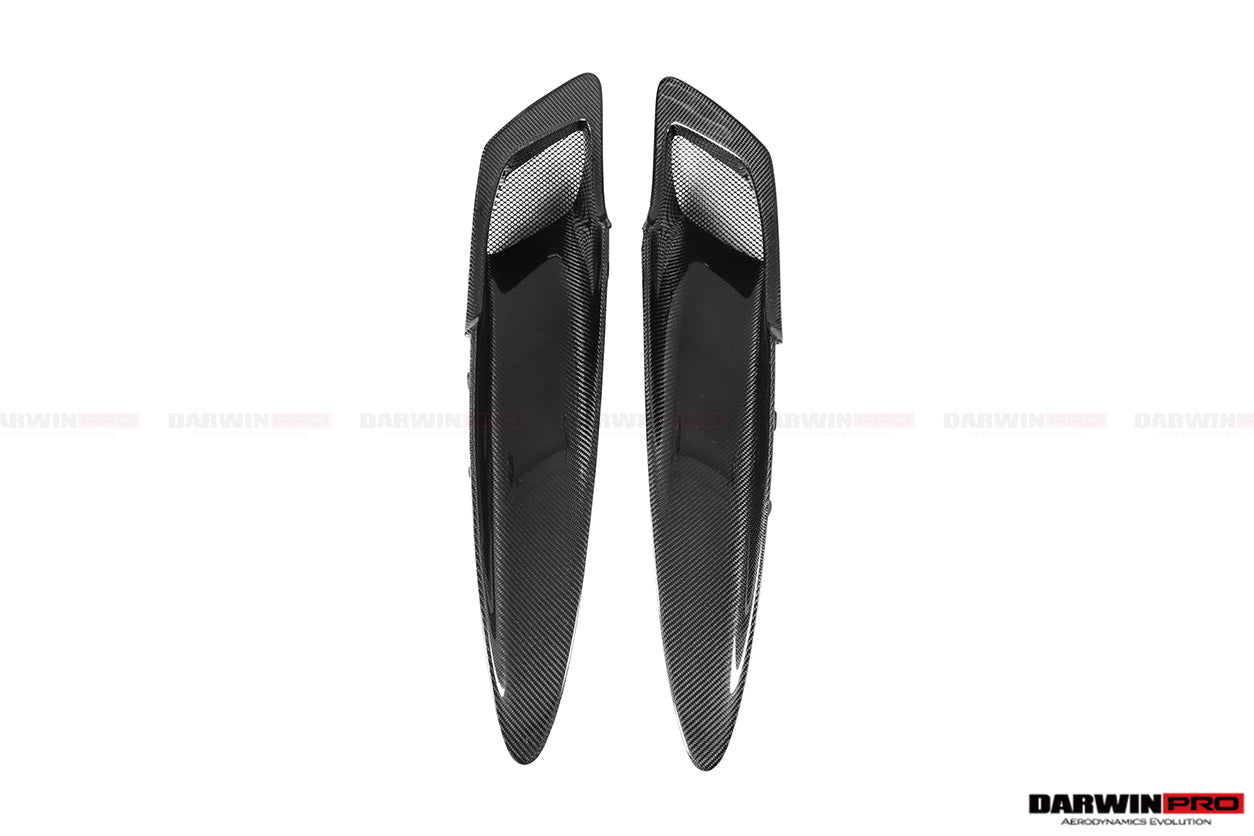 2017 - 2021 McLaren 720s Dry Carbon Fiber Rear Trunk Air Intake Vents Replacement